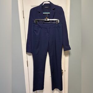 New York & Company Navy Pantsuit